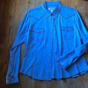 Ryan Michael western style button down shirt